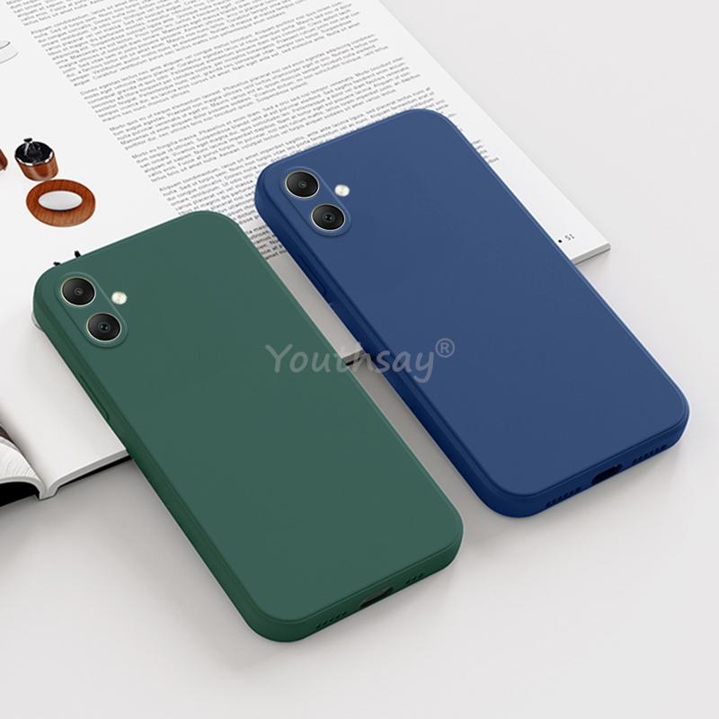 Für Samsung Galaxy A06 Hülle Flüssiges Silikon TPU Einfarbig Handy Schutzhülle Samsung A06 Hülle Gummi Samsung Galaxy A06 Hülle
