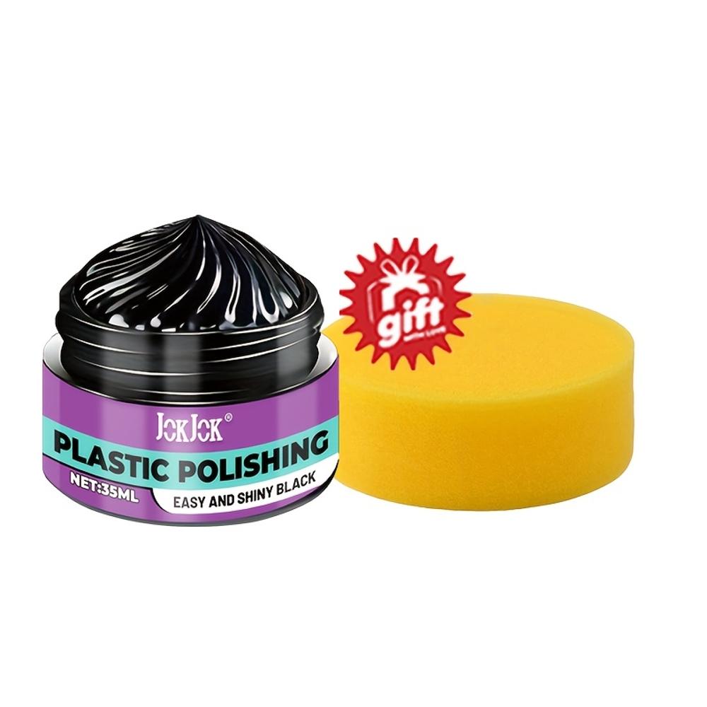 

Воск для обновления пластика салона - Средство для удаления царапин и усиления блеска, Средство для покрытия шин и колес, Подходит для приборных панелей, сидений,