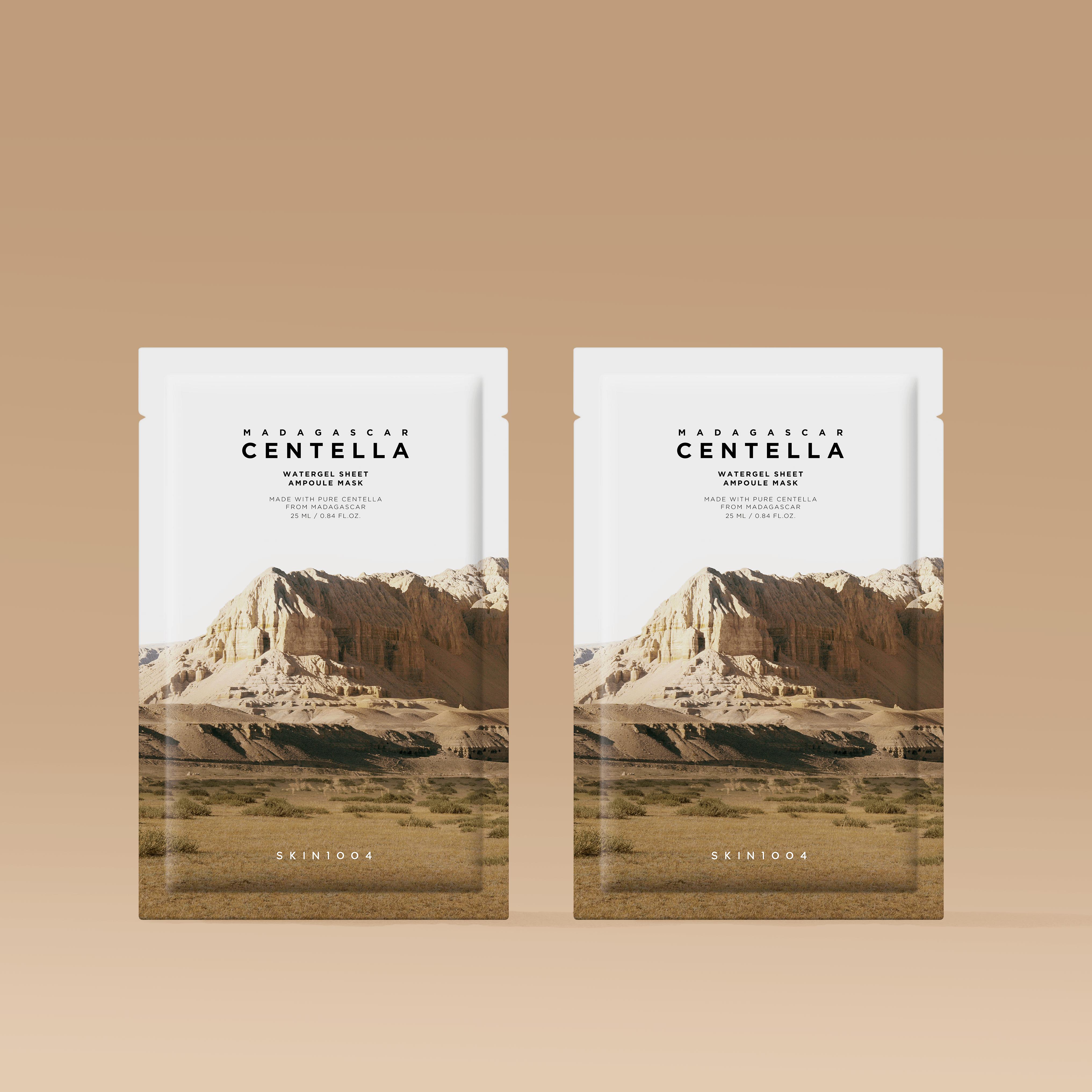 

Маска-ампула для лица Madagascar Centella Watergel Sheet - Успокаивающая и увлажняющая 2sheets