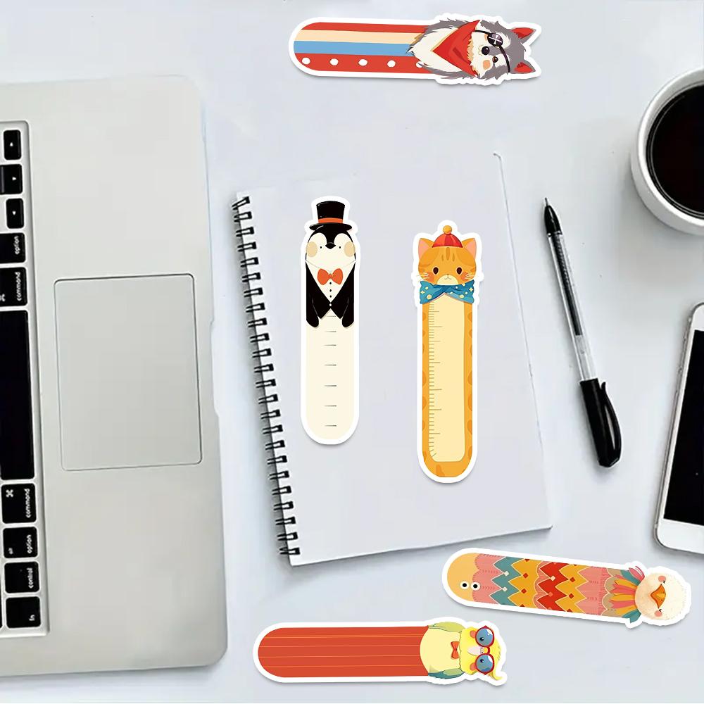 32 szt., zakładki ze zwierzętami z kreskówek, idealne dla nauczycieli, czytelników i miłośników książek, idealne na prezenty, przyjęcia i urodziny