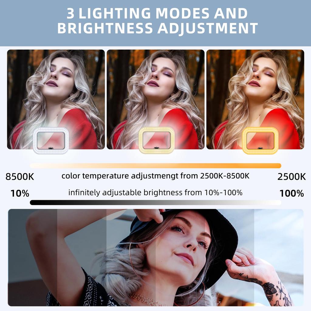 Zeadio Universal Smartphone Vlogging Kit (with RGB Lights & Microphone) - iPhone/Android Compatible Smartphone Stabilizer Cage for Content Creators