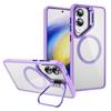 Four Corner Anti Drop Phone Case for Samsung S25u Transparent Phone Case, Bare Texture Magnetic Phone Case