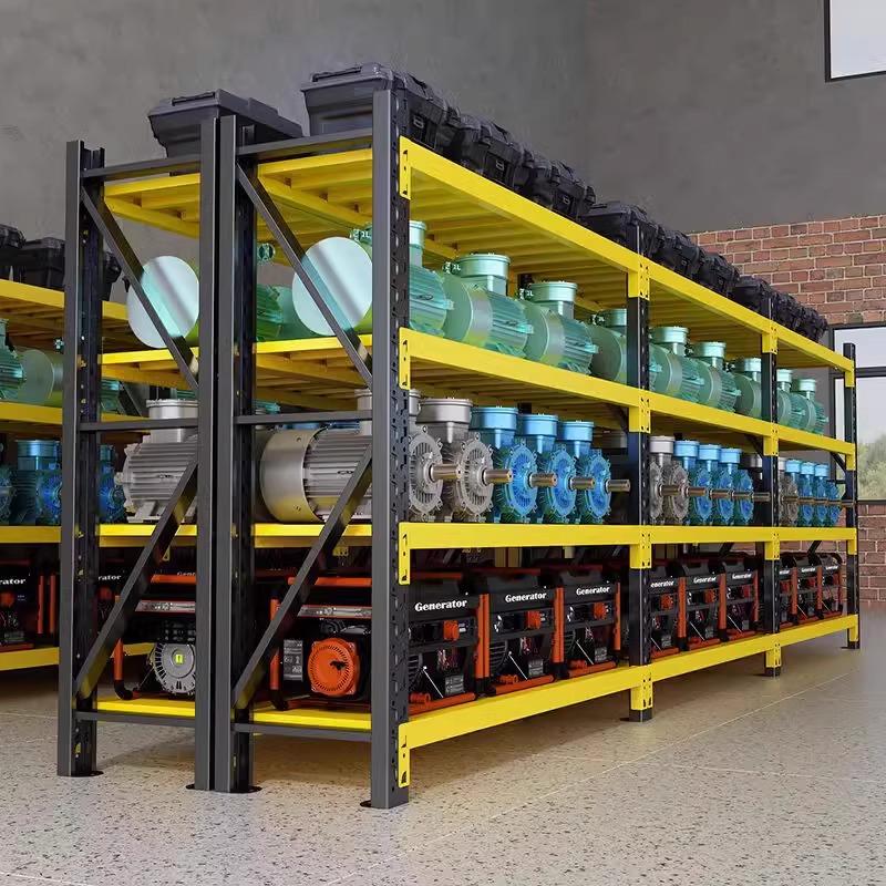 Heavy-Duty Industrial Warehouse Storage Racks - Reinforced Multi-Layer Shelves for Express Goods