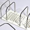 Desktop File Sorter Organizers 6 Section Bookend Space Saving Book Organizers Magazine Stand for Book Magazine Album