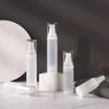 Frosted Air Pump Vacuum, Toothpaste, Lotion, and Spray Bottle Set