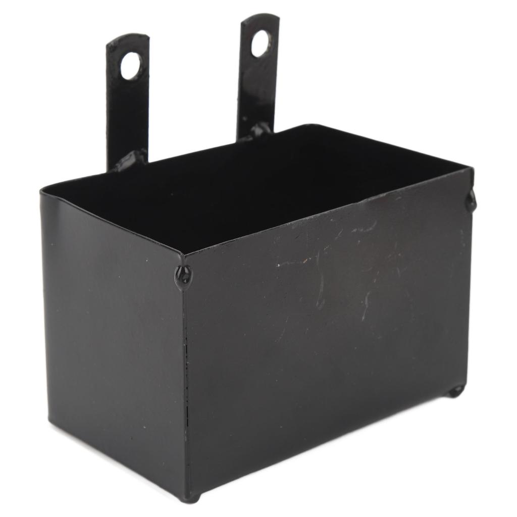 Motorcycle Battery Carrier Case Box Holder Black Rustproof Sturdy Structure for 50cc To 125cc ATV Motorbike Dirt Bike