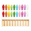 Color Matching Game Logical Thinking Colorful Ice Creams Wood Kids Intelligence Development