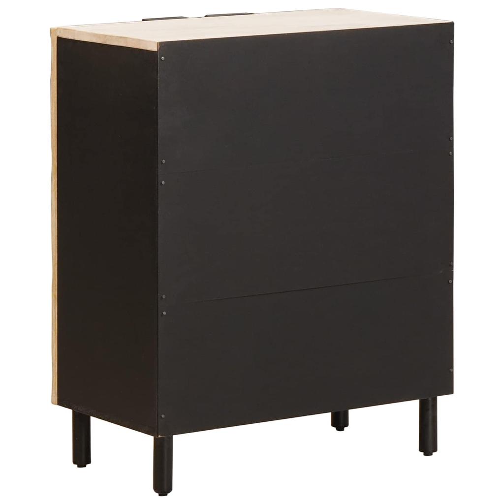 Sideboard with White Washed Surface 60 x 33 x 75 cm