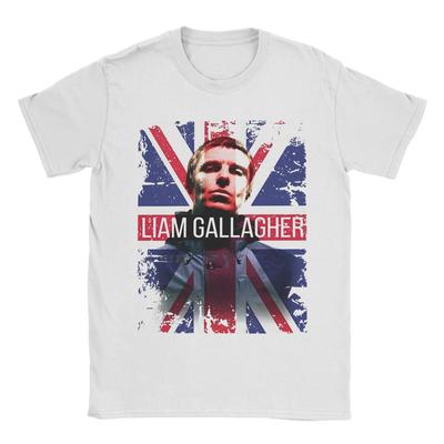 O-oasis Liam Gallagher aux T-shirts de Concert Hommes Femmes Humour 100% Coton T-shirts Col Rond Manches Courtes T-shirts 6XL Vêtements