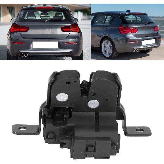 Trunk Lock Actuator, OE Number 51247248075 Durable Material Tailgate Lock, Replacement for 1 Series F20 F21 (Black)