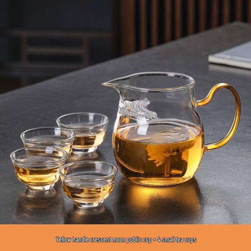 

ZISIZ Thickened Borosilicate Glass Tea Infuser Mug