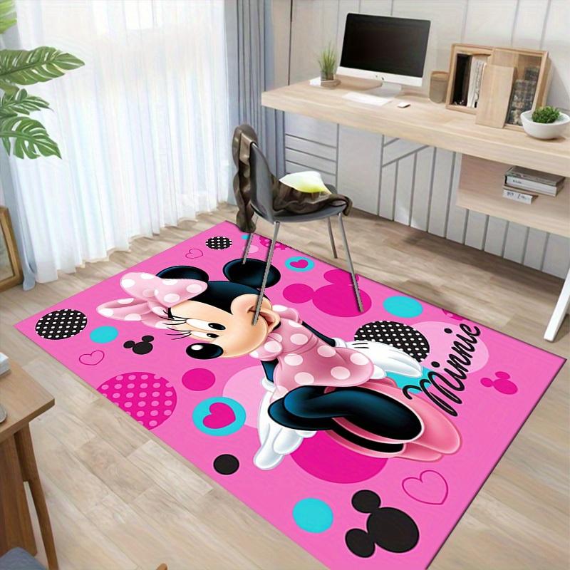 1pc. Cute Minnie Mouse Pink Polka Dot Rug for Home Office Chair Cover Outdoor Gift Decorationz041029