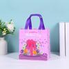 Thank You Bags Mothers Day Tote Gift Bags Floral Non-Woven Candy Bags with Handle Party Favor Reusable Gift Wrapping Bag