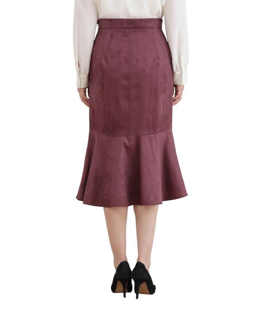 Pinky Diane Mermaid Skirt & (Stretch Suede) / Women's / 031-5220023 070_Wine