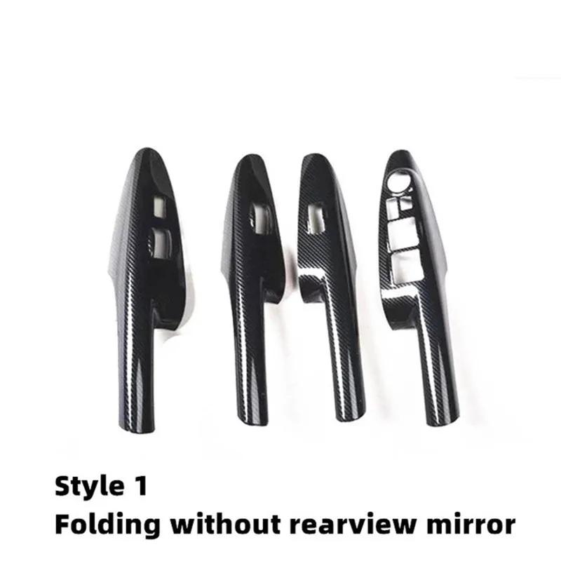 For Hyundai Tucson (2006-2013) Carbon Fiber ABS Gear Panel & Window Lifter Vent Frame - Interior Accessories