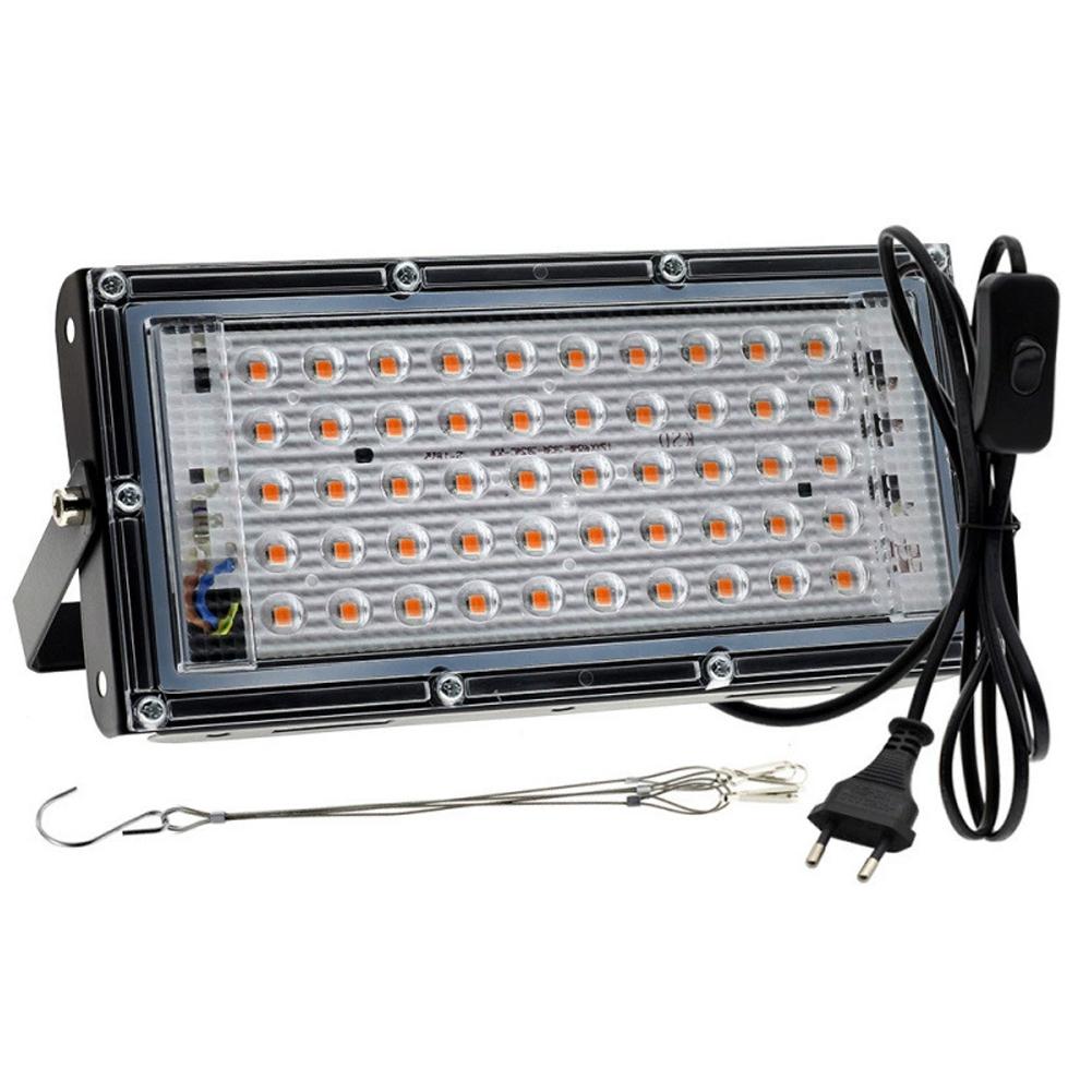 

220V Full Spectrum LED Grow Light 50W 100W Phyto Lamp For Plant Light Hydroponic Lamp Greenhouse Flower Seed Grow 50W