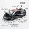 1:Maßstab 1:24 R8 V10 PLUS Automodell Gummireifen Sportwagen Diecast Modelle Rückziehfahrzeuge Sammlerspielzeug für Kinder Geschenke