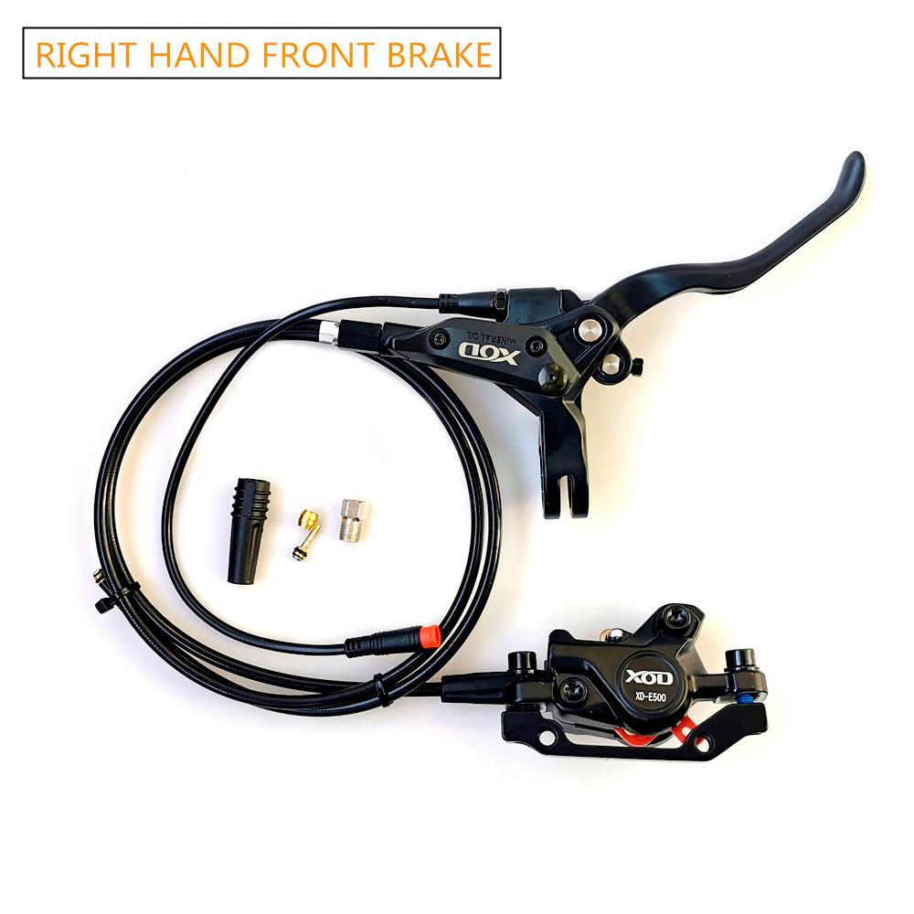 XOD E-Bike Brake Hydraulic Disc Cut Off Power Brake 2 Pin 3 Pin SM Plug Split type DIY Electric Bicycle Brake R hand Front 2PIN