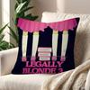 Movie L-Legally Logo B-Blonde 45*45Cm Cushion Cover Pillow Cover Decor Pillowcase Home Pillowcase For Couch Pillow