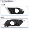 RATCHROLL Front Left Fog Light Grille for Toyota Camry Front Lower Bumper Fog Light Cover Part Number 1 Piece 2009-2011, Insert, 5204006110, ABS,