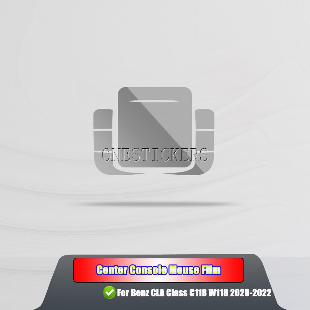 

Для Mercedes Benz CLA Class C118 W118 2022 Автомобильный руль Центральная розетка переменного тока Навигационный экран Защитный TPU 1 Right Hand Drive