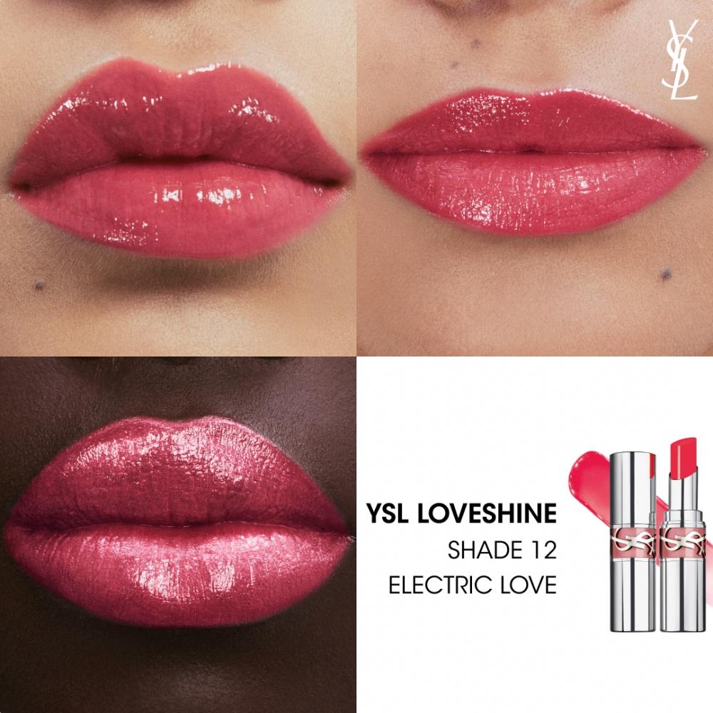 Yves Saint Laurent Ysl Loveshine Lippenöl-Stift 0,11 Unzen 12 Electric Love Helles Koralle
