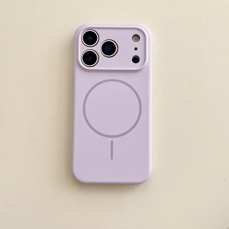 For iPhone 17 Pro Max Air Magnetic Magsafe Case for iPhone 16 14 15 Plus 11 12 13 Pro Max Soft Liquid Silicone Shockproof Cover