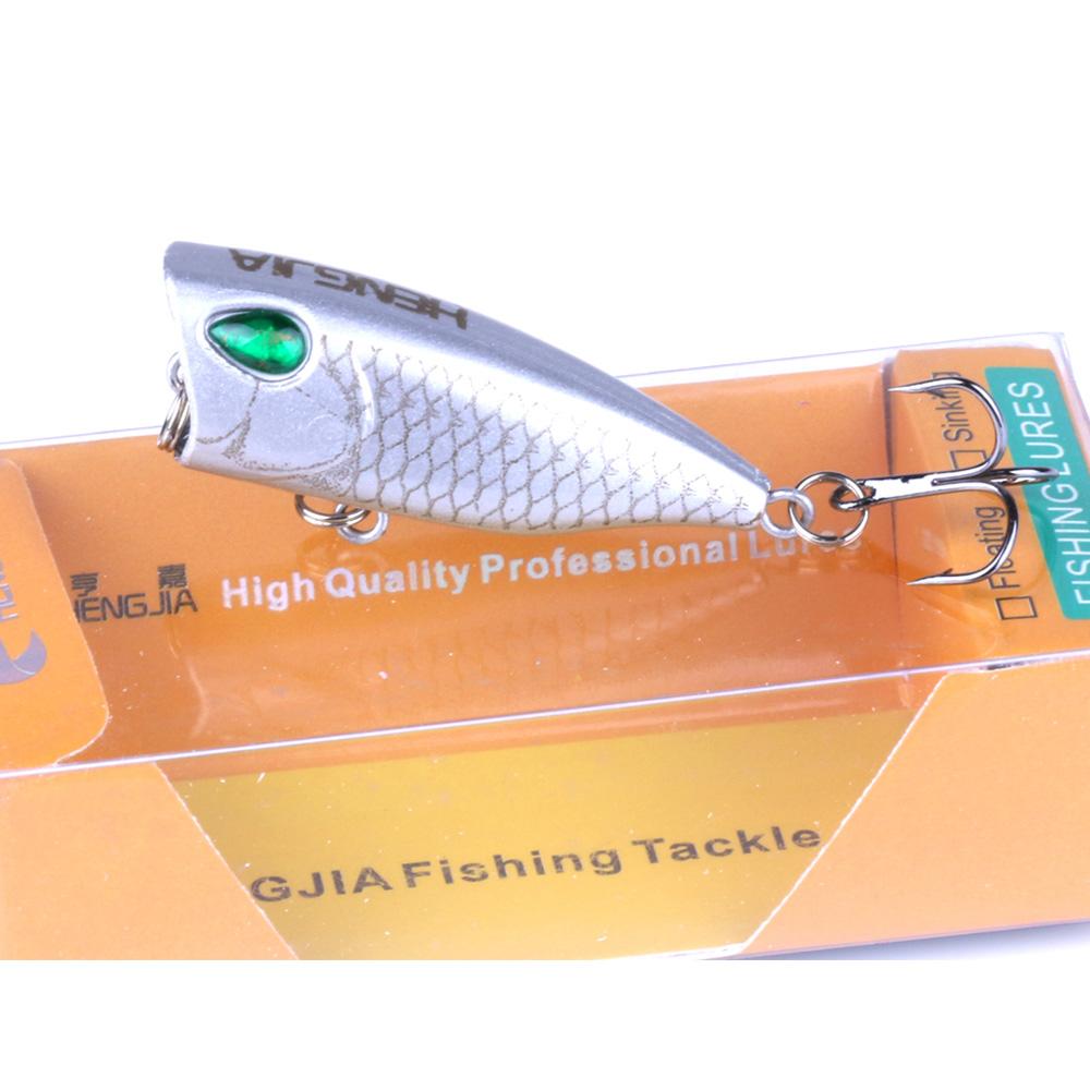 

1шт Hengjia Mini Topwater Popper Bait Пластиковые бионические воблер Рыболовные снасти