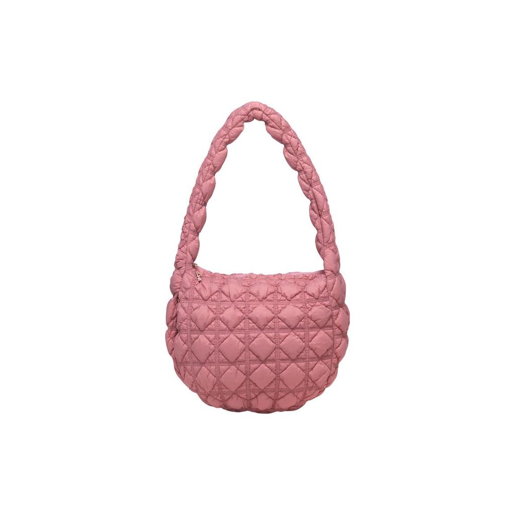 New CARLYN Nylon Crossbody Bag Shoulder Bag Large Size Women's Rose Pink H71307010R