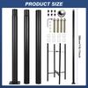 10Ft Tall Heavy Duty Street Lamp Post Weather-Resistant Heavy-Duty Street Light Poles for Landscape & Pathway Outdoor Lighting