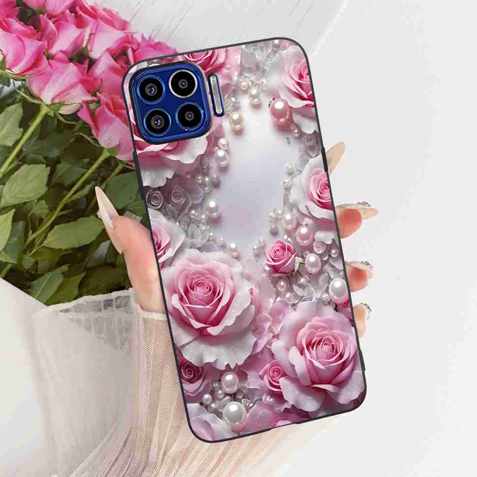 Für Motorola One 5G 6,7" Hülle Neueste Beliebte Drucke Silikon TPU Schwarze Abdeckung Für Motorola One MOTO ONE 5G Handyhüllen Bumper