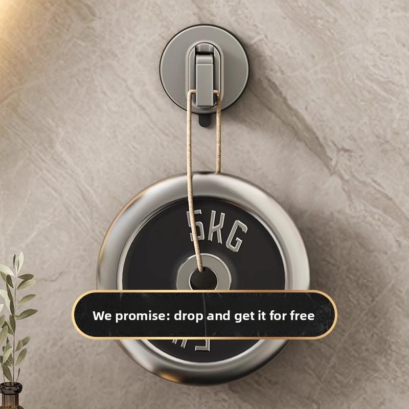 Vacuum Hole-free Wall Toilet, Traceless Hook Behind Kitchen Door