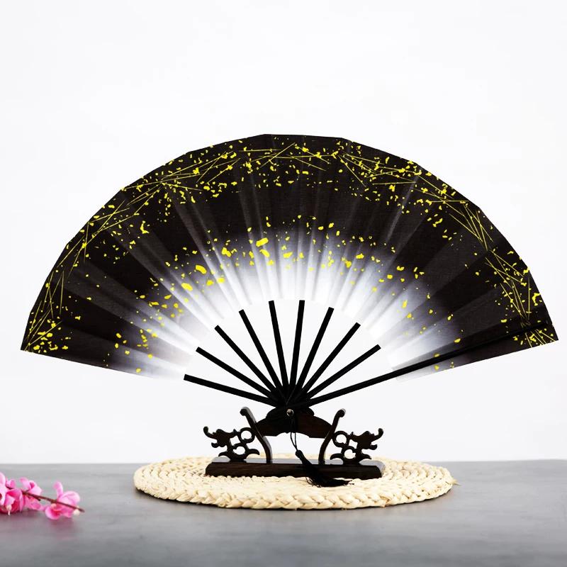 Cosplay Dance Props: Japanese-Style Folding Fan with Ten Ribs, Bat-Shaped Fan, Suitable for Dance and Performance