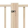 6 Piece Foldable Dog Gate 480 cm Poplar Wood