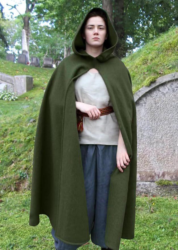 Medieval Viking Warrior Wizard Cape Halloween Costume Prop