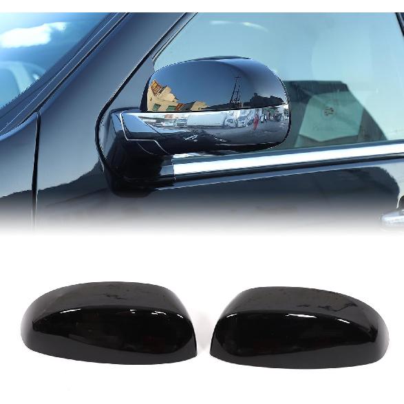 

Дзеркальні накладки (половинки) сумісні з 2007-2014 Cadillac Escalade Chevy Silverado GMC Sierra Yukon XL Tahoe Avalanche Suburban, Дзеркало заднього виду дверей (бічне) gloss black