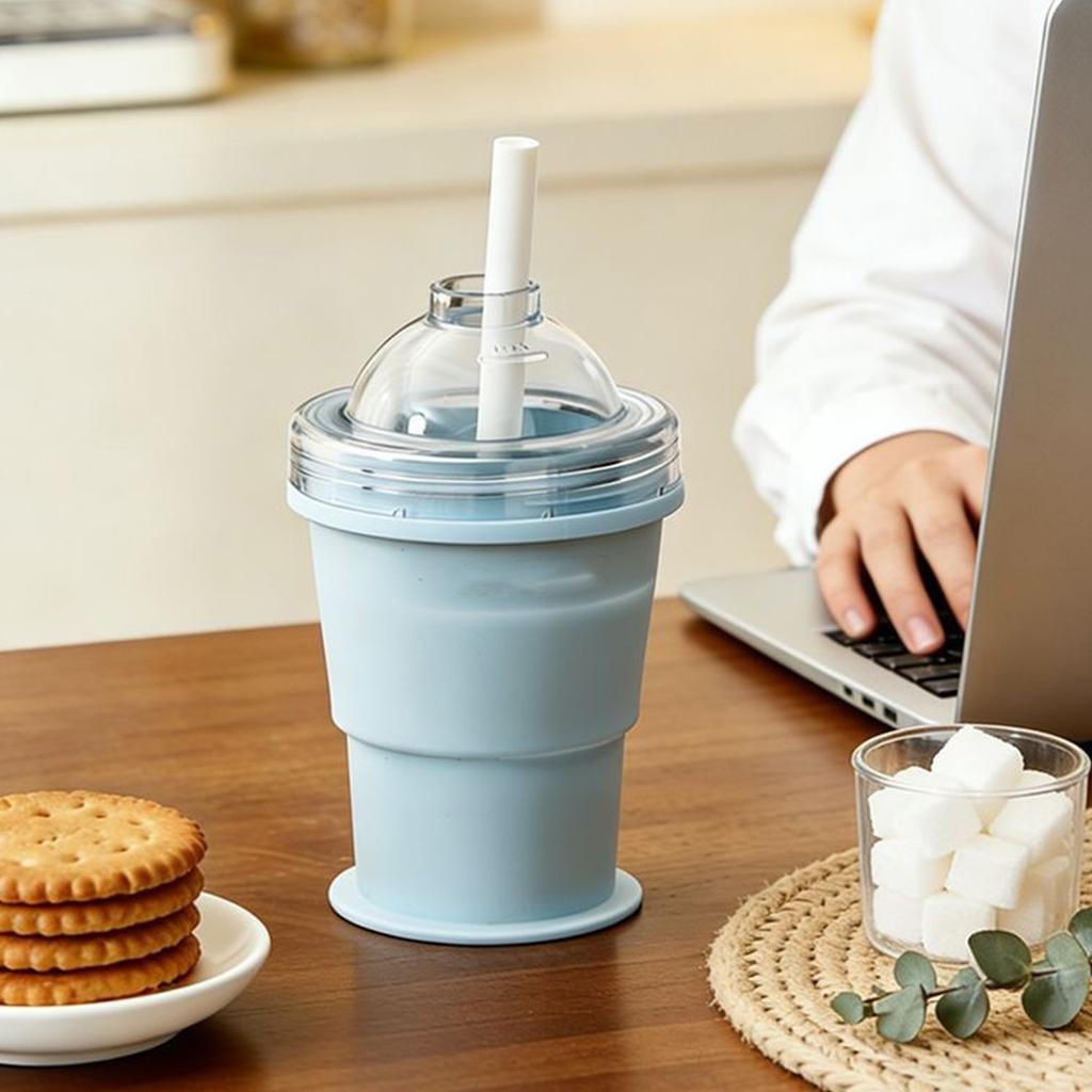 Small Practical Water Cup User Friendly Silicone Cup for Hiking Dishwasher Safe Easy To Carrying On Trip and Activity