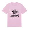 Die Falklandinseln sind Argentinisch Argentinischer Stolz Buchstabendruck T-Shirt Herren Mode Lässig Kurzarm Damen O-Ausschnitt Baumwolle Locker Oberteil
