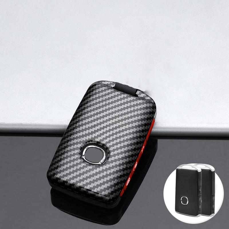 Carbon Fiber+Silicone Car Key Cover Case For Mazda 3 Alexa Cx-30 Cx30 Cx5 Cx 5 Cx-5 Cx8 Cx9 Cx4 Auto Accessories