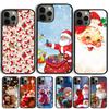 Christmas Santa Claus Phone Case For iPhone 17 Air 15 16e Cover 11 13 14 Pro Max 12 Plus Max Fundas