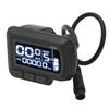 EN06 Display LCD per Bicicletta Elettrica Tachimetro con Connettore Luce 6 pin Cavo Impermeabile 24V 36V 48V 60V