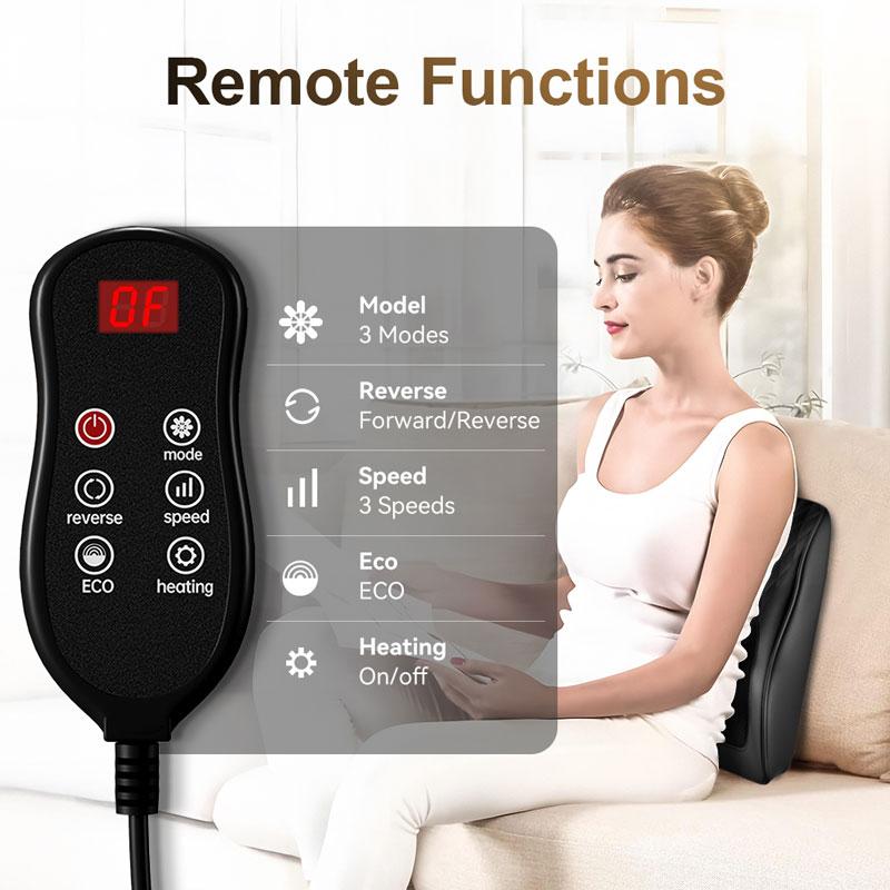 Nackenmassagekissen 3 Geschwindigkeitsstufen Vibration Heizung Massagegerät Kann zur Entspannung der Schulter-, Nacken- und Rückenmuskulatur verwendet werden