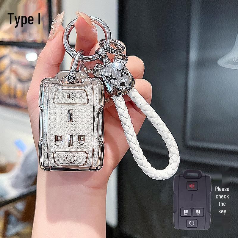 Chevrolet Suburban Saab GMC Imported Car Key Case Cover Keychain Bag