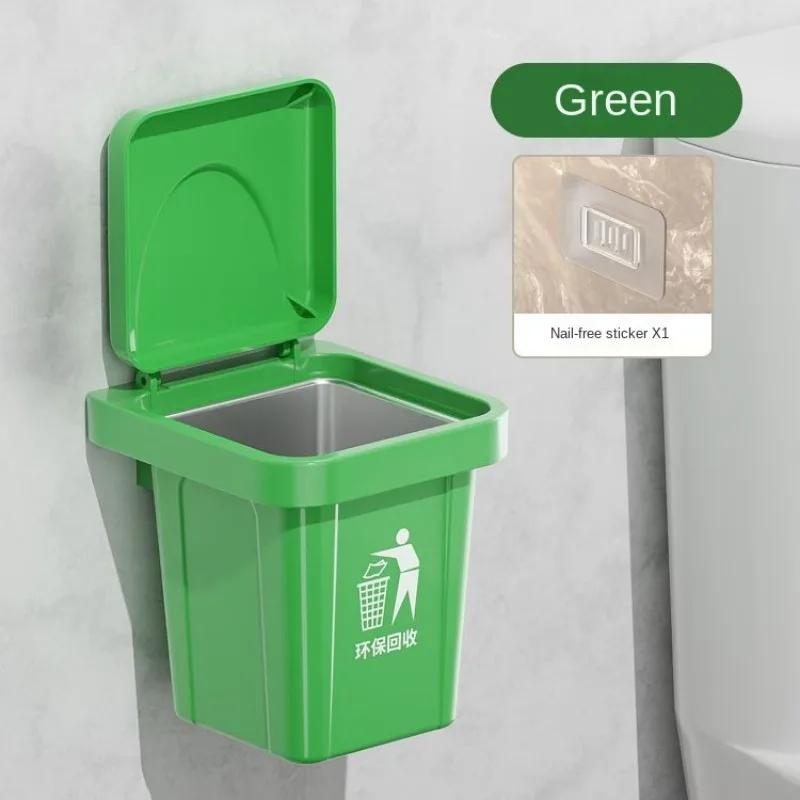 Portable Ashtray Trash Can Ashtray with Lid, Stainless Steel Ashtray, Bathroom Wall Hanging, Notch Anti-fly Ash Ashtray