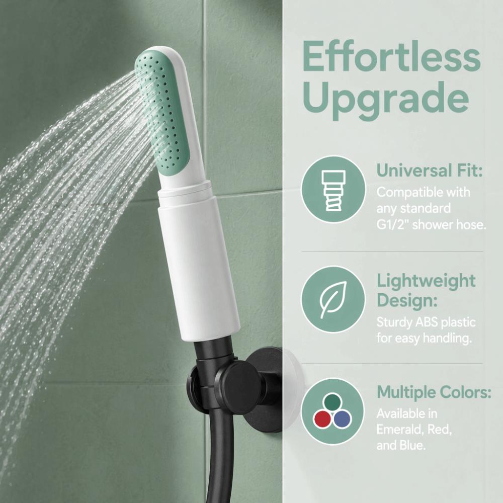 Retractable Shower Head Handheld High Pressure Shower Head Retractable Shower Head Travel