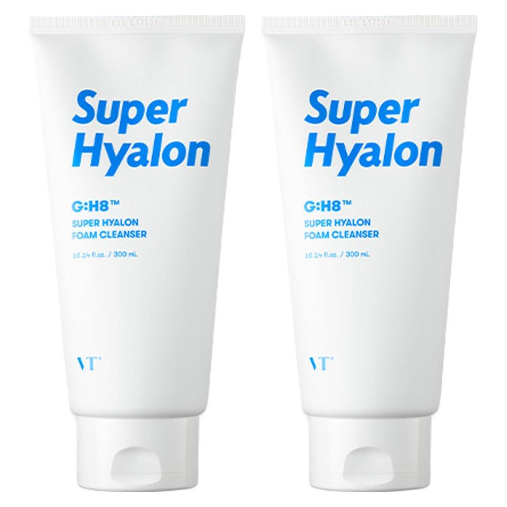

VT COSMETICS Super Hyalon Foam Cleanser Deep Hydration Facial Cleanser 300ml x2