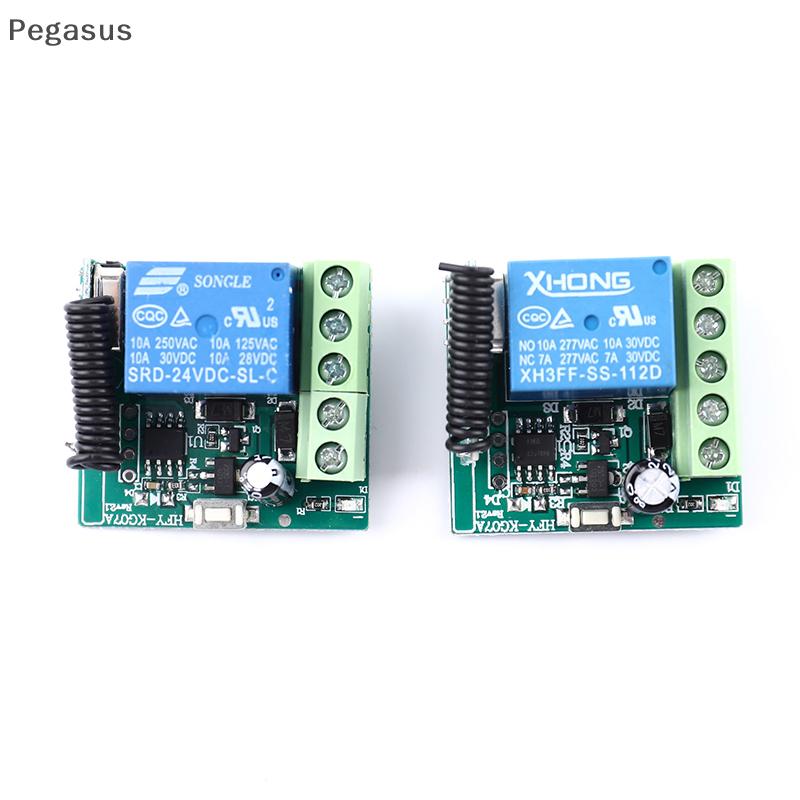 433 Mhz Wireless Remote Control Switch DC 12V 1CH Relay 433Mhz Receiver Module For Learning Code Transmitter Remote