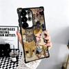 Crying Cats Combine Memes Plating Phone Case For Samsung Galaxy S24 S25 FE S26 Edge S23 Ultra S22 S21 Plus S20 Anti-Fall Airabag