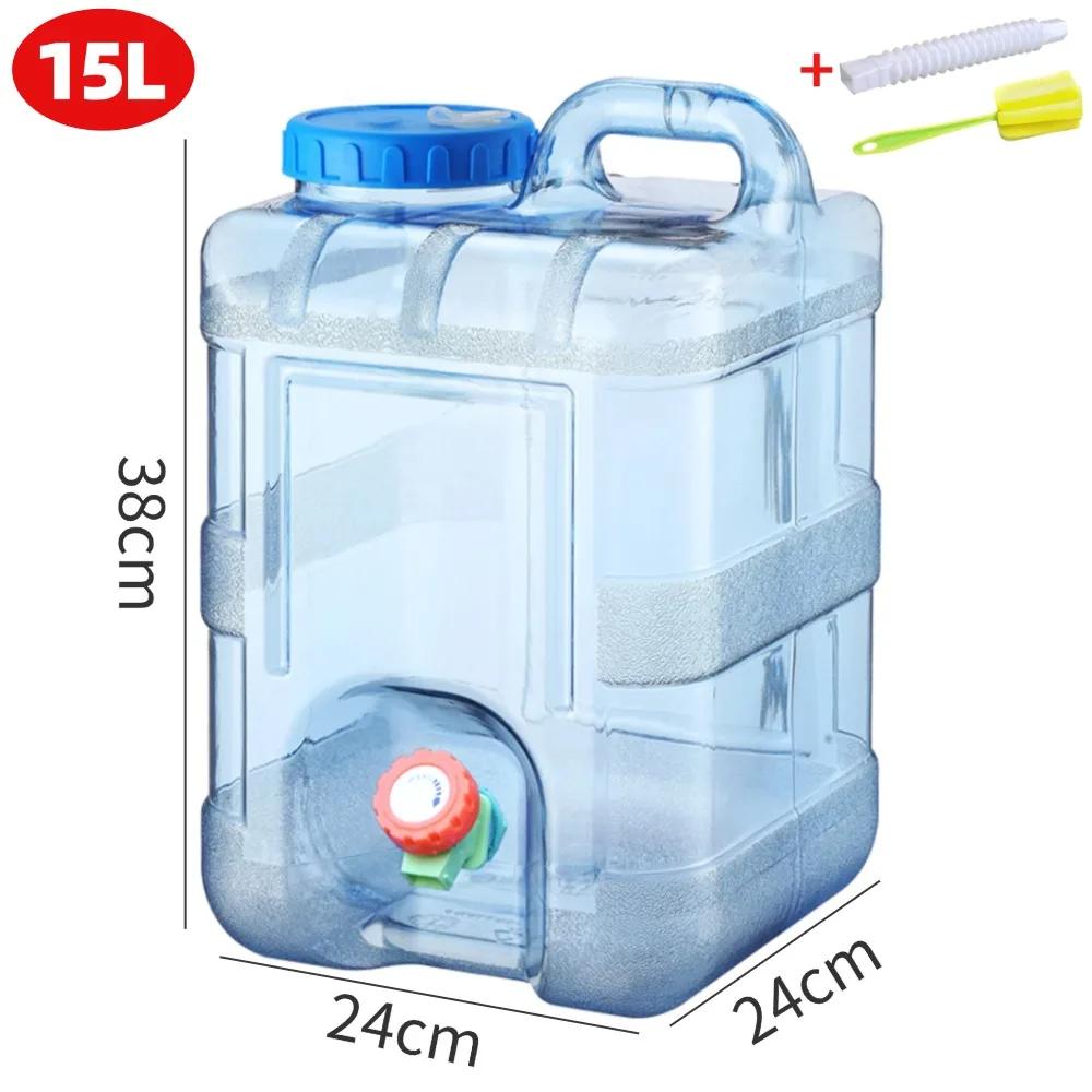 5/7.5/10/12/15L Portable Water Bucket Driving Pure Water Tank Container for Outdoor Camping Hiking Picnic Water Storage Carrier