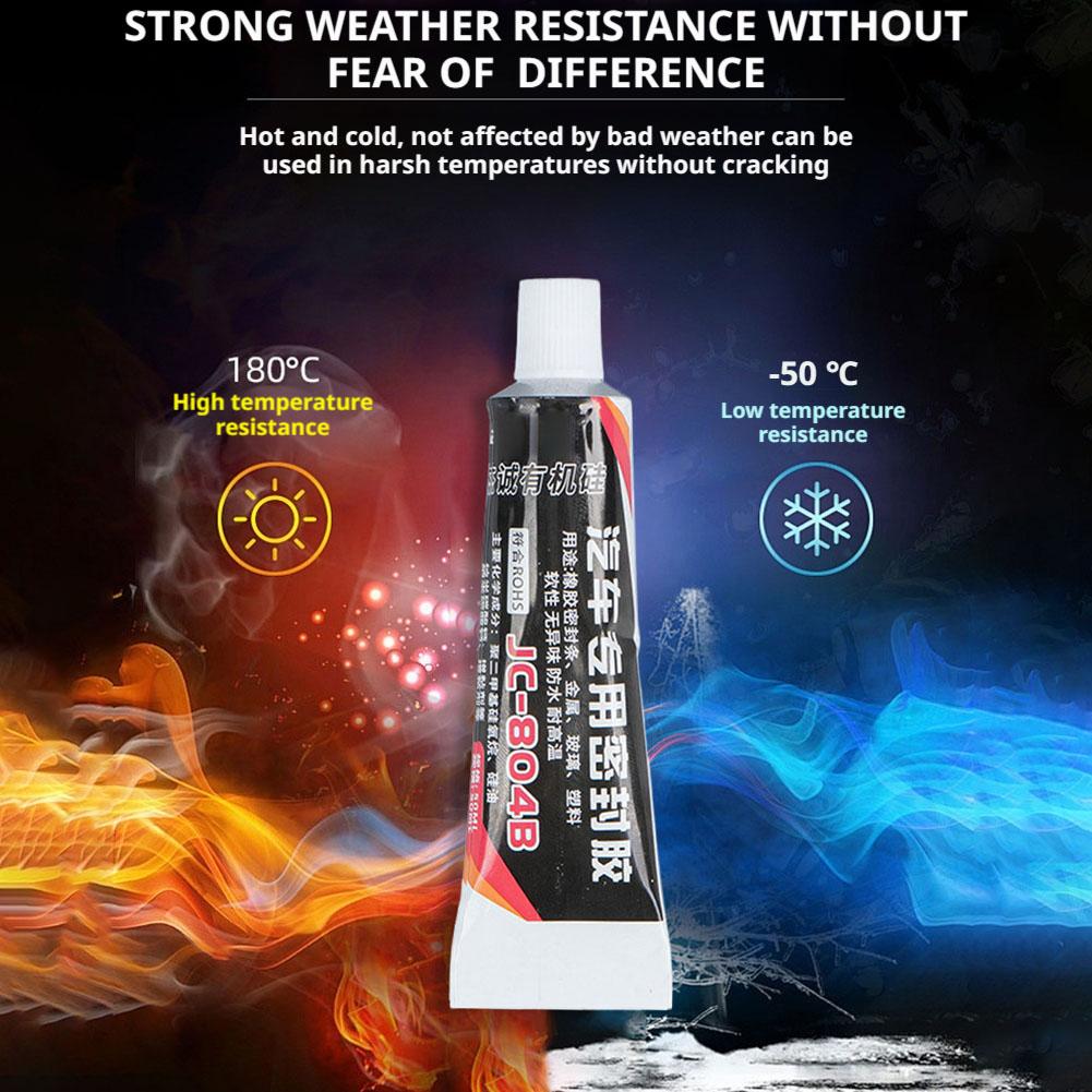 Car Windshield Sealant High Temperature Window Sealant 30/50/100ml For Car Sunroof Chassis Fixed Glue Sealant Repair Agent